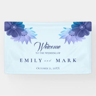 Lavendel und violette Blumen Banner