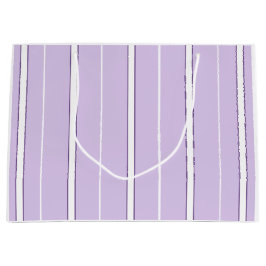 Lavendel und weiß gestreift große geschenktüte