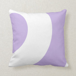 Lavendel und Weiß Kissen