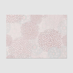 Lavendel und Weiße Blume Burst Seidenpapier