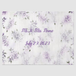 Lavendel- und Weißholzpapier Seidenpapier