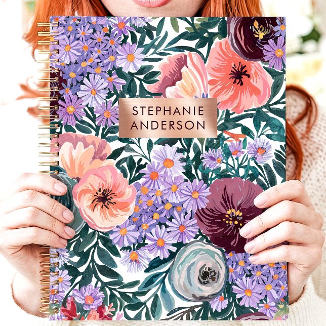 Lavendel und Wildblume-Individuelle Name Planer (Von Creator hochgeladen)