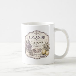 Lavendel und Zitronen-Tasse Kaffeetasse