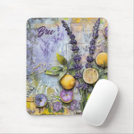 Lavendel und Zitronenwasser Mousepad