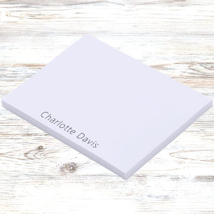 Lavendel violetter Name Post-it Klebezettel