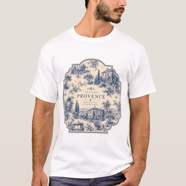 Lavendel von Provence T-Shirt (Vorderseite)
