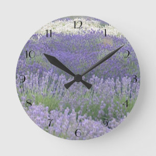 Lavendel Wall Clock Runde Wanduhr