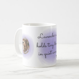 Lavendel-Watercolor-Chihuahua-Individuelles Foto Kaffeetasse