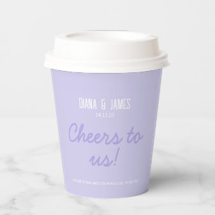 Lavendel Wedding Paper cups Pappbecher