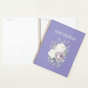 Lavendel Weiße Blumen Träume  Planer