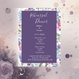 Lavendel Wildblume Grünpflanzen Probe Einladung