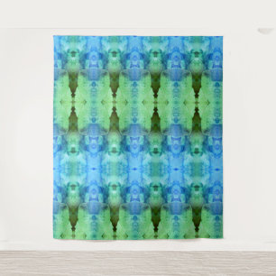 Lavendel X GL Ikat 9 Wandteppich