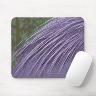 Lavendelblaue Federn Mousepad