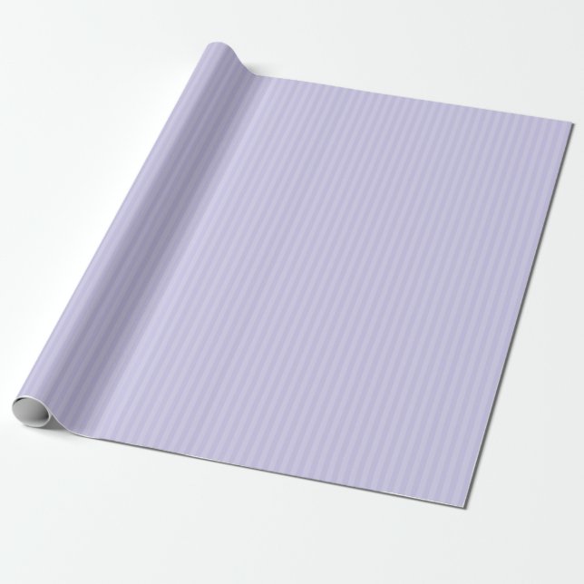 Lavendelblaue gestreifte Geschenkpapierfarbe Geschenkpapier (Ungerollt)