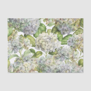 Lavendelblauer Hydrangea mit Blumen Seidenpapier