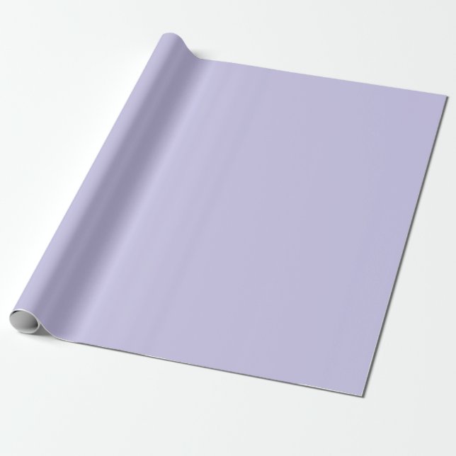Lavendelblauer Schlichter Vollfarbenwackelpapier Geschenkpapier (Ungerollt)