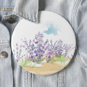 Lavendelblüte Button