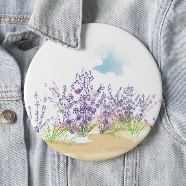 Lavendelblüte Button (Beispiel)