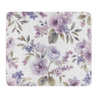 Lavendelblüten Aquarell Lila Botanisch