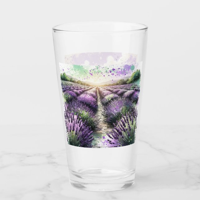 Lavendelblüten Serenity Tasse (Vorderseite)