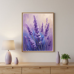 Lavendelblüten Wandkunst Poster