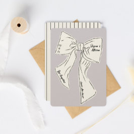 Lavendelbogen Save the Date Einladung