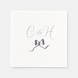 Lavendelbogenhochzeit Serviette