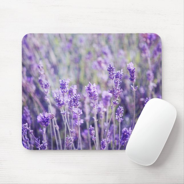 Lavendelfeld Mousepad (Mit Mouse)