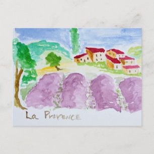 Lavendelfelder Abbaye de Senanque Provence Postkarte