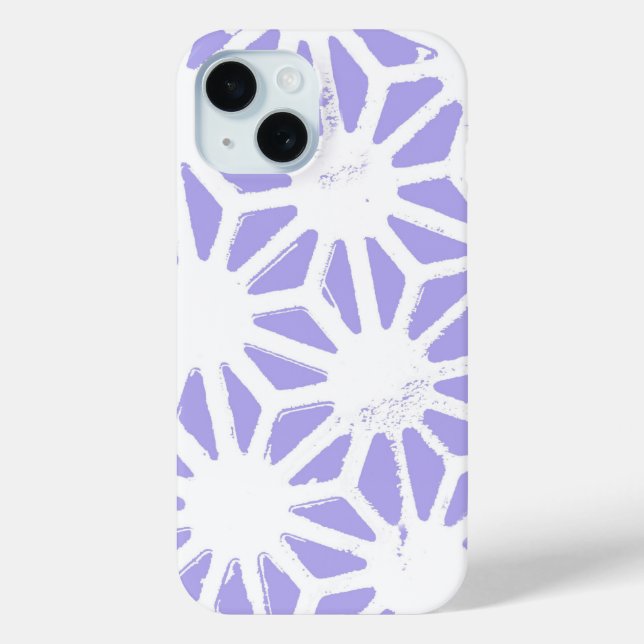 Lavendelgeometrie Case-Mate iPhone Hülle (Rückseite)
