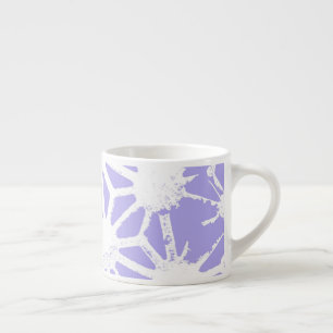 Lavendelgeometrie Espressotasse