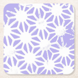 Lavendelgeometrie Rechteckiger Pappuntersetzer