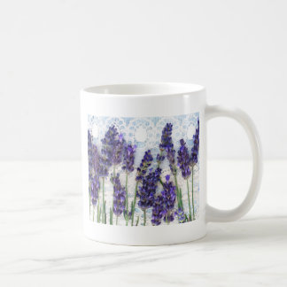 Lavendelhintergrund Tasse