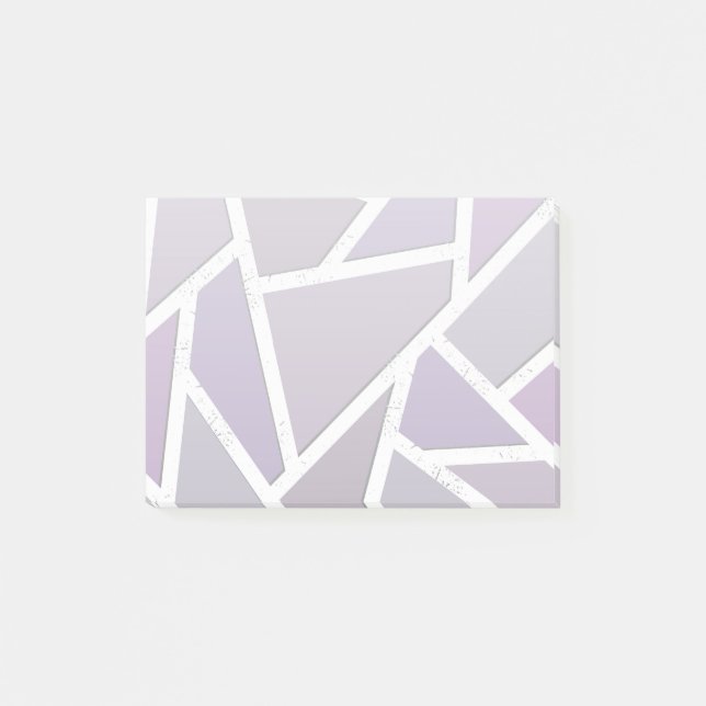 Lavendelmosaikmuster Post-it Klebezettel (Vorderseite)