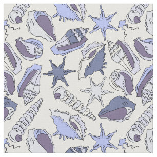 LavendelSeashells Stoff