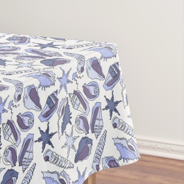 LavendelSeashells Tischdecke (Beispiel)