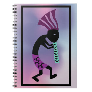 Lavendeltöne des Kokopelli-Notebooks Notizblock