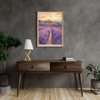 Lavendelträume – Ländliches Provence im Vintage-St Poster