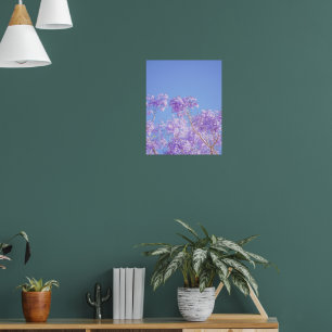 Lavendelträume unter offenem Himmel Poster