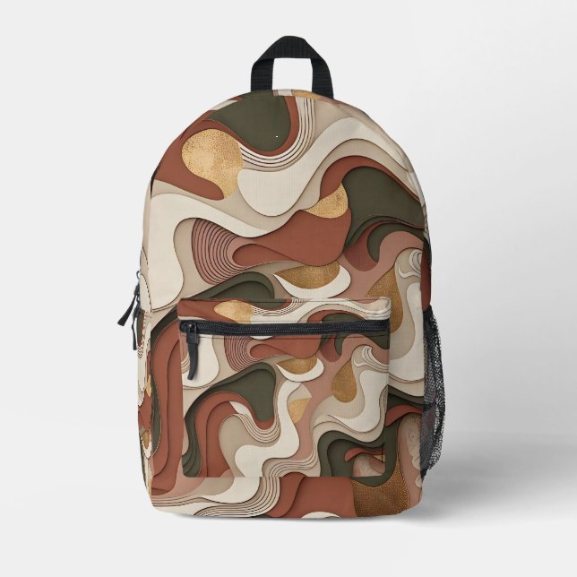 Lavendeltreiber Bedruckter Rucksack (Vorderseite)
