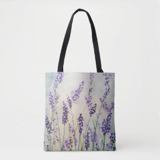 Lavendelwatercolor-Taschen-Tasche
