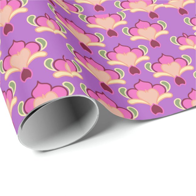 Lavendelzweig Geschenkpapier (Rolleneckpunkt)