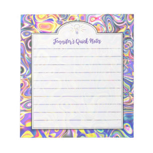 Lavender Abstrakt Art Custom Shopping oder Idee Hi Notizblock