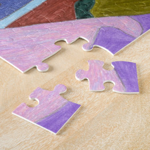 "Lavender" Abstrakte Kunst Puzzle