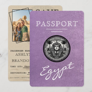 Lavender Ägypten Reisepass Hochzeit Termin bekannt Save The Date