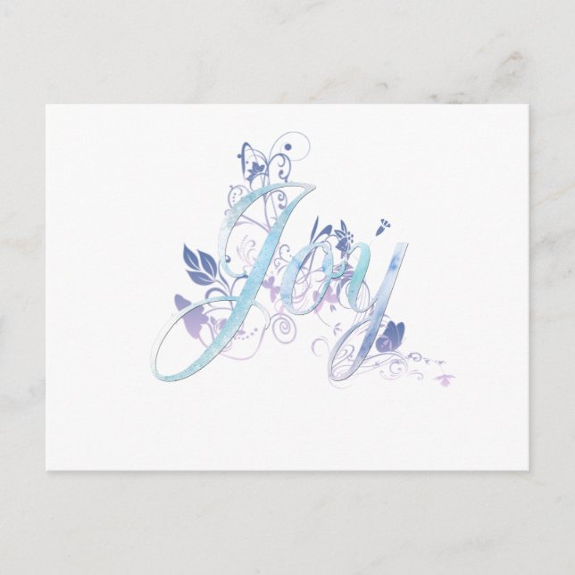 Lavender and Blue Joy Postkarte (Vorderseite)