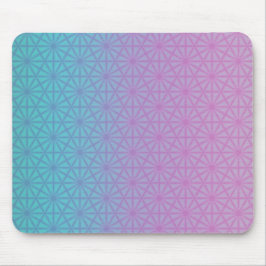Lavender and teal geometric mouse pad mousepad