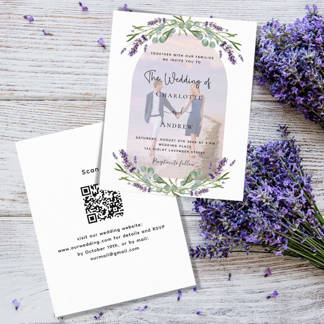 Lavender arch Foto florals QR UAWG budget Hochzeit (Von Creator hochgeladen)