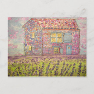 Lavender Aromatherapie Postkarte