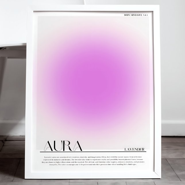 Lavender Aura Poster (Von Creator hochgeladen)
